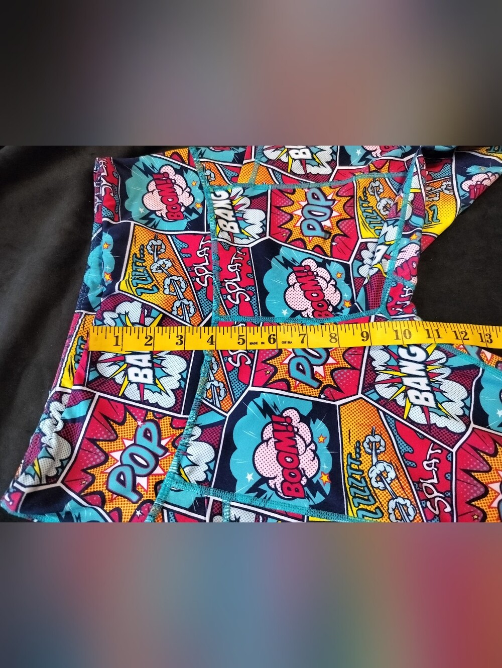 Constantly Varied Wear Workout Leggings Colorful Comic Book Print - Small - Picture 8 of 9